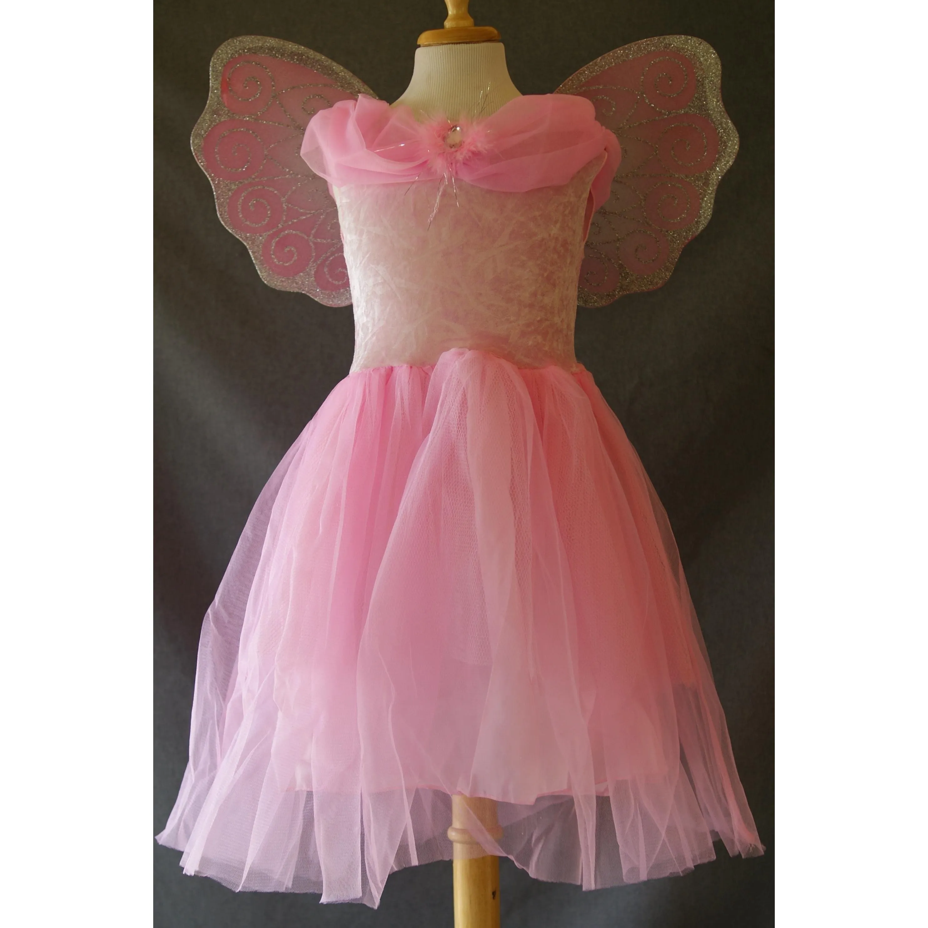 Pink Velvet Tutu Fairy Party Dress Opera style gown costume dressup party toddlers child
