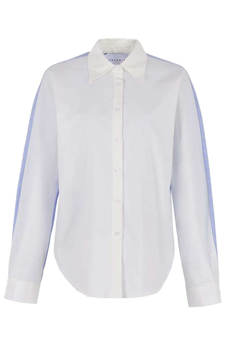 The Boyfriend Shirt with Contrasting Back